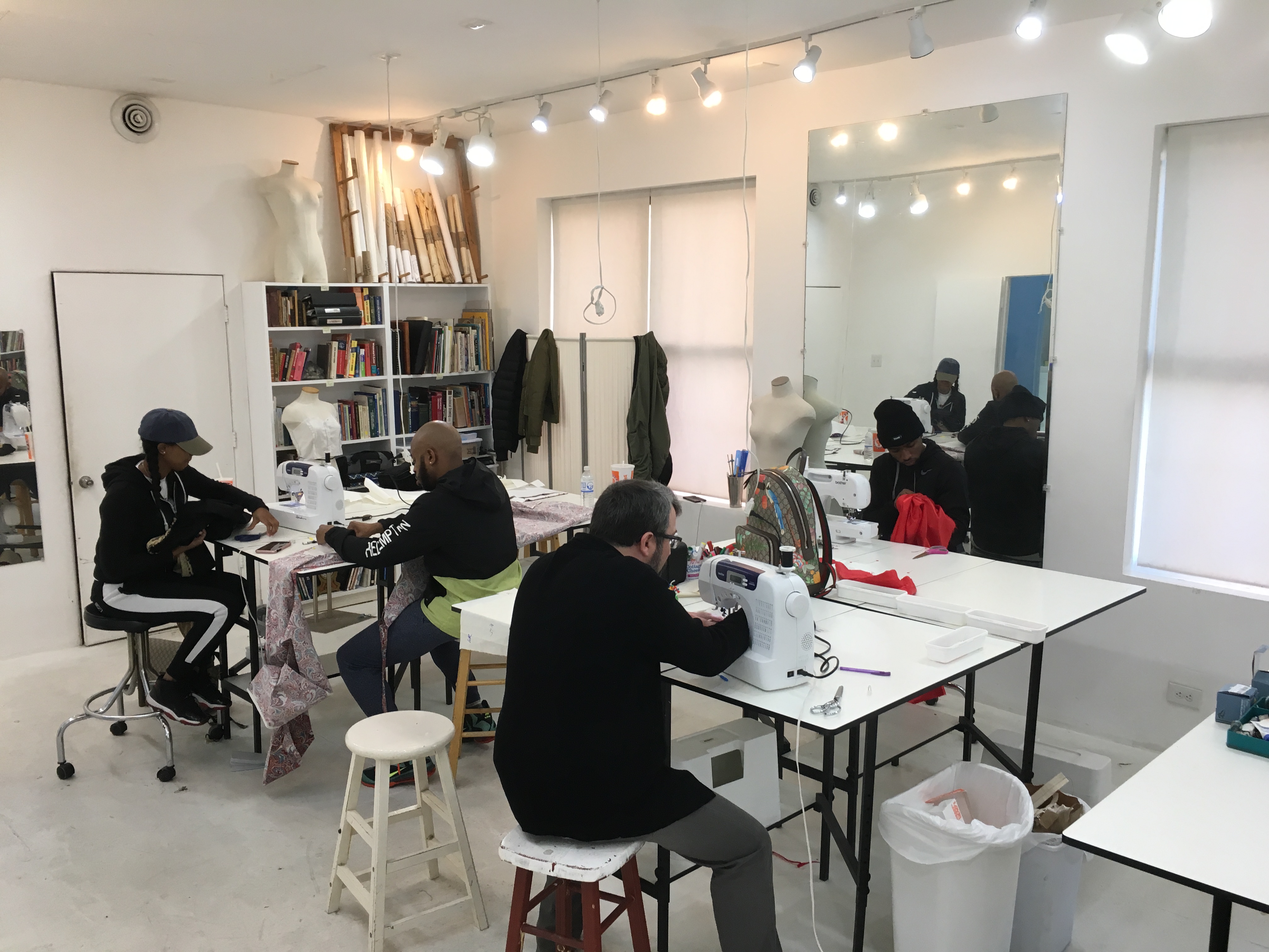 Saturday sewing classes at Workroom at Tchad