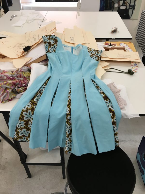 Sewing Classes Chicago | Tchad | Workroom | Sewing Studio | Erin Benoit | McCalls #6834 | First Projects | flat on table