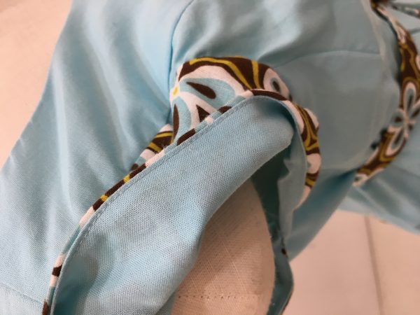 Sewing classes in Chicago | Tchad | Understitching details of Erin's first project at Tchad workrooms
